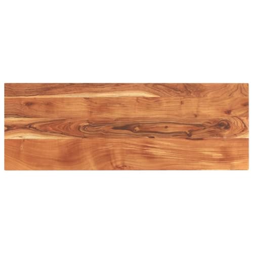 vidaXL Tischplatte, Holzplatte Rechteckig, Massivholzplatte für Bartisch Beistelltisch Esstisch, Ersatztischplatte, 140x50x3,8cm Akazienholz von vidaXL