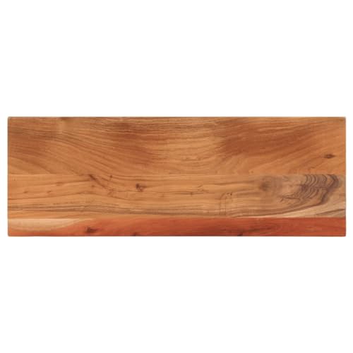 vidaXL Tischplatte, Holzplatte Rechteckig, Massivholzplatte für Bartisch Beistelltisch Esstisch, Ersatztischplatte, 70x20x3,8cm Akazienholz von vidaXL