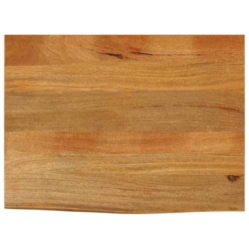 vidaXL Tischplatte mit Baumkante 90x60x2,5 cm Massivholz Mango von vidaXL