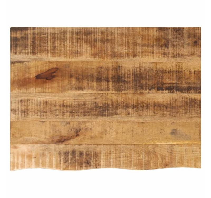 vidaXL Tischplatte Tischplatte 70x60x2,5 cm Baumkante Massivholz Raues holz (1 St) von vidaXL