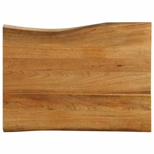 vidaXL Tischplatte mit Baumkante 80x60x2,5 cm Massivholz Mango vidaXL Tischplatte mit Baumkante 80x60x2,5 cm Massivholz Mango von vidaXL