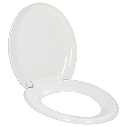 vidaXL Toilettensitz mit Absenkautomatik Quick-Release-Design Softclose Toilettendeckel WC Sitz Deckel Klodeckel Klobrille Brille Klositz Bad Weiß vidaXL Toilettensitz mit Absenkautomatik Quick-Release-Design Softclose Toilettendeckel WC Sitz Deckel Klodeckel Klobrille Brille Klositz Bad Weiß von vidaXL