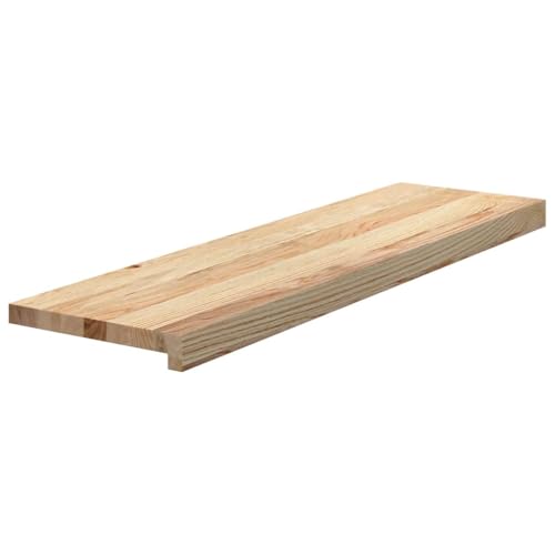 vidaXL Treppenstufen 16 STK. Unbehandelt 90x30x2 cm Massivholz Eiche, Treppenstufe für Holztreppen, Treppenstufe Holz, Fenstersims, Treppenstufe Eiche vidaXL Treppenstufen 16 STK. Unbehandelt 90x30x2 cm Massivholz Eiche, Treppenstufe für Holztreppen, Treppenstufe Holz, Fenstersims, Treppenstufe Eiche von vidaXL