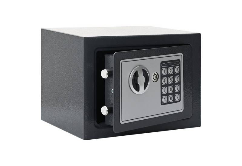 vidaXL Tresor Elektronischer Digital Safe Dunkelgrau 23x17x17 cm Stahl (1-St) von vidaXL