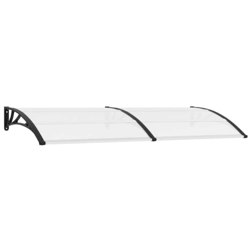 vidaXL Türvordach 240×100 cm PC Haustürvordach Türdach Pultvordach Türvordach von vidaXL