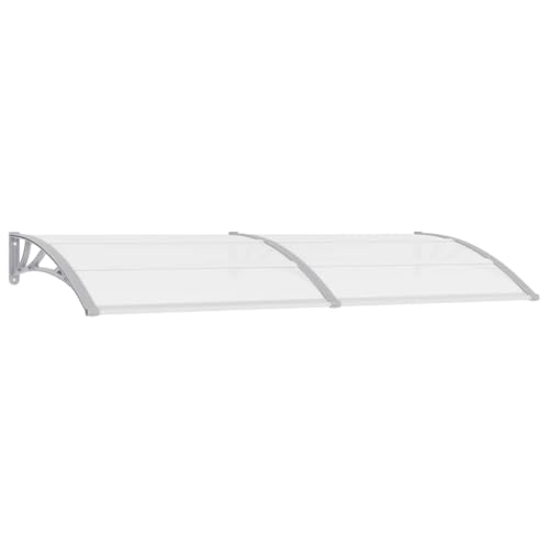 vidaXL Türvordach Haustürdach Überdachung Türdach Pultvordach Vordach Haustür Tür Dach Haustürvordach Grau 240x100cm PC Aluminiumleisten vidaXL Türvordach Haustürdach Überdachung Türdach Pultvordach Vordach Haustür Tür Dach Haustürvordach Grau 240x100cm PC Aluminiumleisten von vidaXL