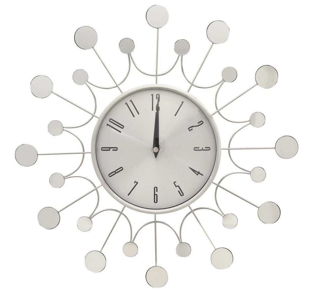 vidaXL Uhr Wanduhr Silbern 40 cm Metall vidaXL Uhr Wanduhr Silbern 40 cm Metall von vidaXL