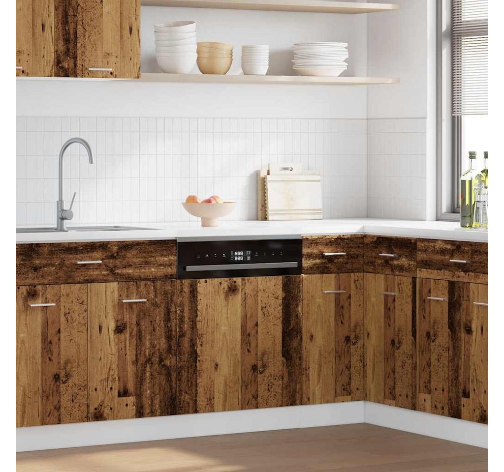 vidaXL Unterschrank Geschirrspülerblende Altholz-Optik 45x3x67 cm Holzwerkstoff von vidaXL