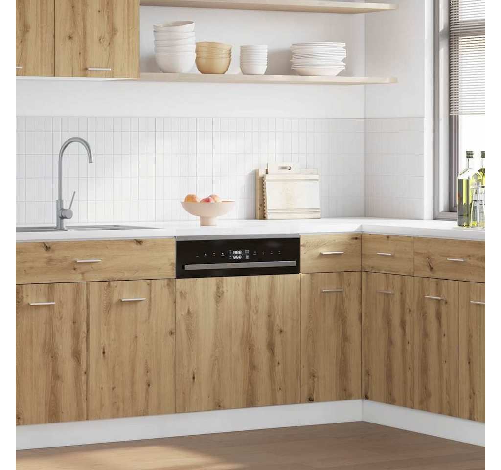 vidaXL Unterschrank Geschirrspülerblende Artisan-Eiche 45x3x67 cm Holzwerkstoff von vidaXL