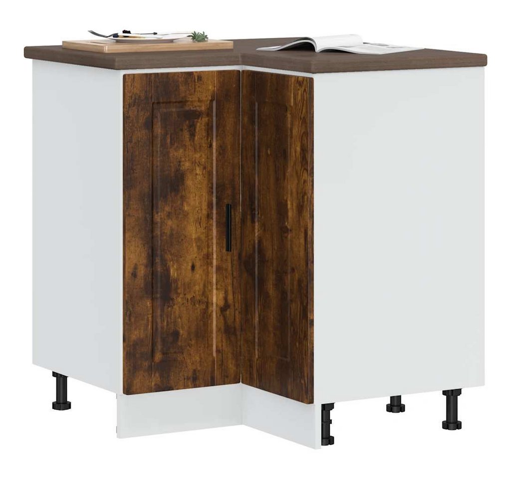 vidaXL Unterschrank Küchen Eckunterschrank Küchenschrank Porto Räuchereiche Holzwerkstoff vidaXL Unterschrank Küchen Eckunterschrank Küchenschrank Porto Räuchereiche Holzwerkstoff von vidaXL