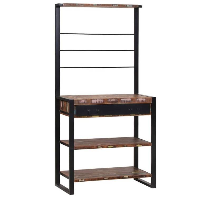 vidaXL Unterschrank Küchenregal Bunt 80x40x160 cm Aus solidem recyceltem Holz vidaXL Unterschrank Küchenregal Bunt 80x40x160 cm Aus solidem recyceltem Holz von vidaXL