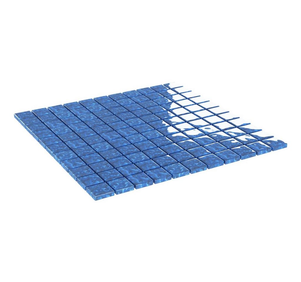 vidaXL Verblender Mosaikfliesen 11 Stk. Blau 30x30 cm Glas, (11-tlg) von vidaXL