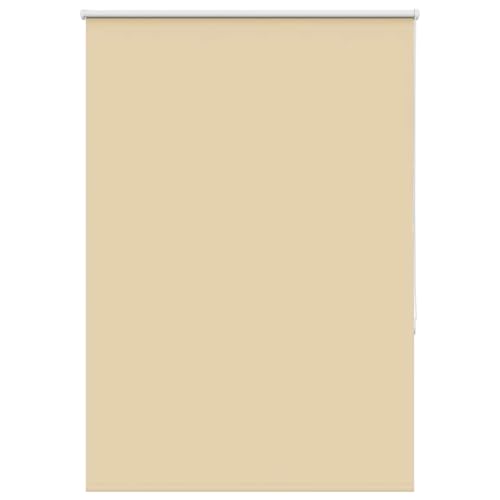 vidaXL Verdunkelungsrollo Beige 90x150cm Stoffbreite 85,7 cm Polyester, Rollo, Klemmfix, Thermorollo, Verdunklungsrollo, Klemmrollo, Fensterrollo von vidaXL