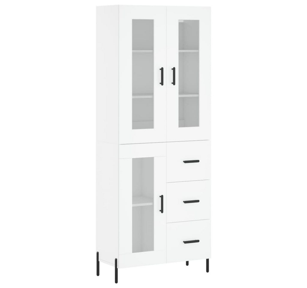 vidaXL Vitrine Highboard Weiß 69,5x34x180 cm Spanplatte Glas Vitrine vidaXL Vitrine Highboard Weiß 69,5x34x180 cm Spanplatte Glas Vitrine von vidaXL