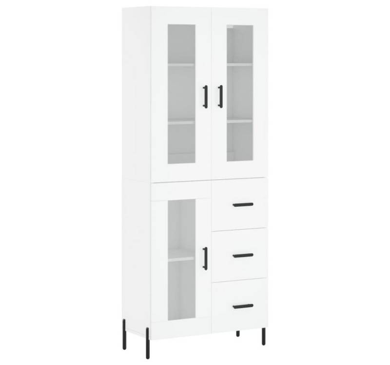 vidaXL Vitrine Highboard Weiß 69,5x34x180 cm Spanplatte Glas Vitrine vidaXL Vitrine Highboard Weiß 69,5x34x180 cm Spanplatte Glas Vitrine von vidaXL