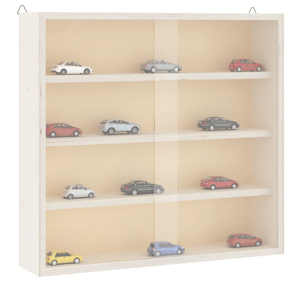 vidaXL Vitrine Sammlervitrine aus Holz mit Türen 40x8,5x37 cm von vidaXL