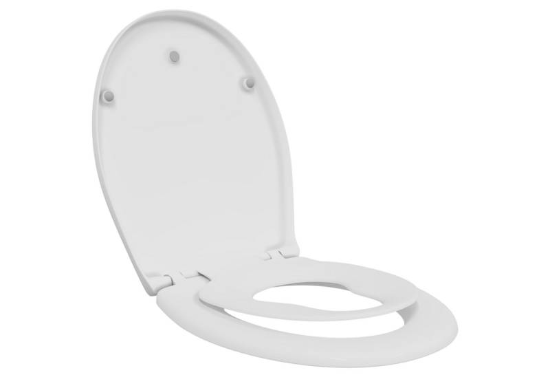 vidaXL WC-Sitz Familien-Toilettensitz mit Kindersitz Quick Release Duroplast (1-St) von vidaXL