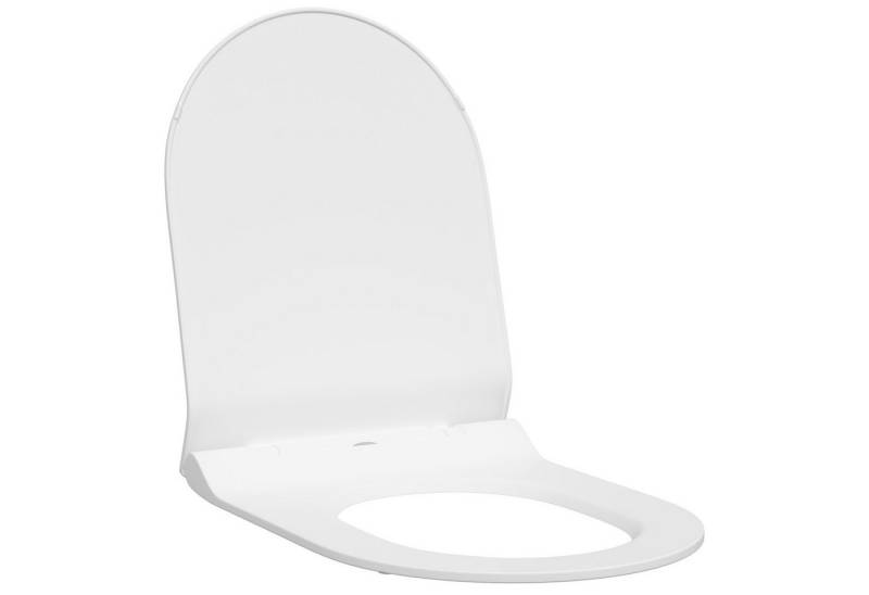 vidaXL WC-Sitz Toilettensitz Weiß 48,5 x 36 x 5 cm Polypropylen (1-St) von vidaXL