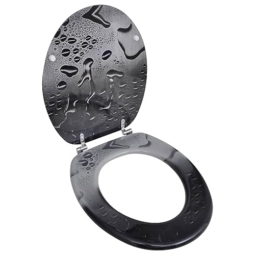 vidaXL WC Sitz Wassertropfen MDF Klodeckel Toilettensitz Toilettendeckel vidaXL WC Sitz Wassertropfen MDF Klodeckel Toilettensitz Toilettendeckel von vidaXL