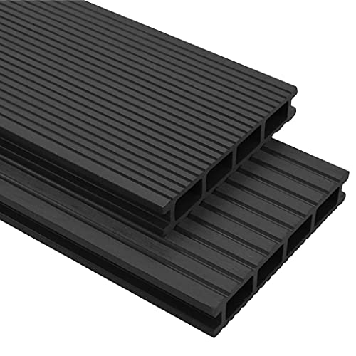 vidaXL WPC Terrassendielen 25m² 4m 25mm Komplettbausatz Komplettset Holz Diele von vidaXL