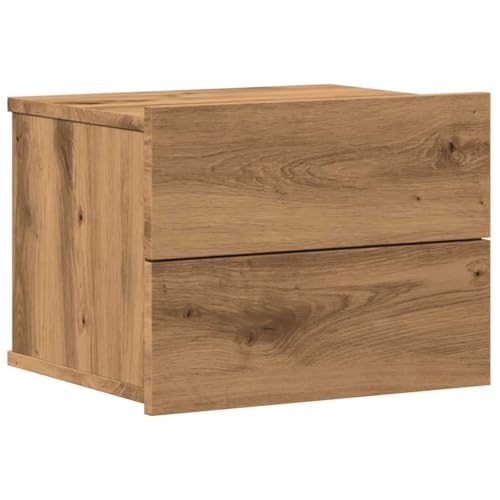 vidaXL Wand-Nachttisch Artisan-Eiche 40x32x30 cm, schwebender Nachttisch, Nachtschrank, Wandschrank, Schlafzimmermöbel vidaXL Wand-Nachttisch Artisan-Eiche 40x32x30 cm, schwebender Nachttisch, Nachtschrank, Wandschrank, Schlafzimmermöbel von vidaXL