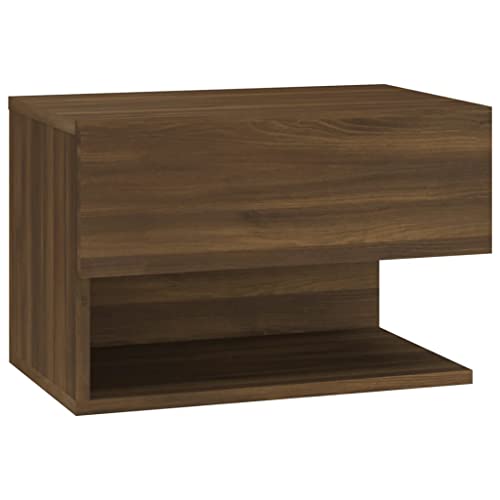 vidaXL Wand Nachttisch Hängend Nachtschrank Nachtkommode Nachtkonsole Schlafzimmer Schrank Kommode Hängeschrank Wandschrank Braun Eichen-Optik Holzwerkstoff vidaXL Wand Nachttisch Hängend Nachtschrank Nachtkommode Nachtkonsole Schlafzimmer Schrank Kommode Hängeschrank Wandschrank Braun Eichen-Optik Holzwerkstoff von vidaXL