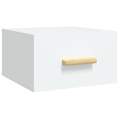 vidaXL Wand Nachttisch Hängend Nachtschrank Nachtkonsole Nachtkommode Schlafzimmer Schrank Kommode Wandschrank Hängeschrank Weiß 35x35x20cm vidaXL Wand Nachttisch Hängend Nachtschrank Nachtkonsole Nachtkommode Schlafzimmer Schrank Kommode Wandschrank Hängeschrank Weiß 35x35x20cm von vidaXL