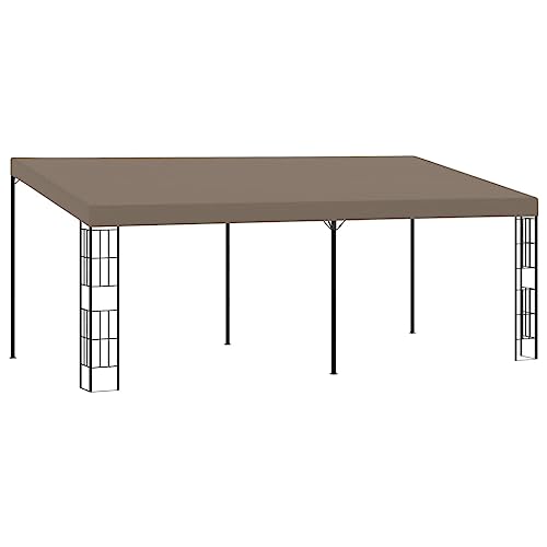 vidaXL Wand Pavillon Anbaupavillon Sonnenschutz Pergola Gartenpavillon Terrassendach Überdachung Gartenzelt Partyzelt 6x3m Taupe Stoff vidaXL Wand Pavillon Anbaupavillon Sonnenschutz Pergola Gartenpavillon Terrassendach Überdachung Gartenzelt Partyzelt 6x3m Taupe Stoff von vidaXL