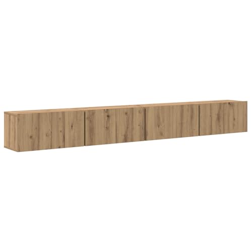 vidaXL Wand-TV-Schränke aus Artisan-Eiche - Holzwerkstoff, 60 x 30 x 30,5 cm. Stylisches Design mit Matter Oberfläche. Viel Platz zum Verstauen vidaXL Wand-TV-Schränke aus Artisan-Eiche - Holzwerkstoff, 60 x 30 x 30,5 cm. Stylisches Design mit Matter Oberfläche. Viel Platz zum Verstauen von vidaXL