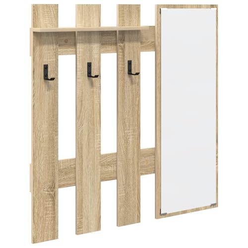 vidaXL Wandgarderobe - Ein cooler Organizer für deinen Flur. Diese moderne Möbelösung spart Platz mit ihrem stylischen Regal, das dir hilft, Ordnung zuhause zu halten von vidaXL