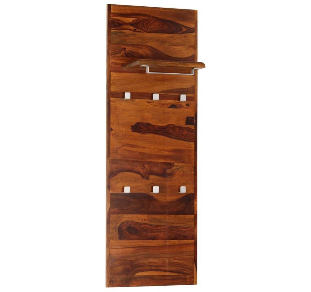 vidaXL Garderobenständer Wandgarderobe Massivholz 118×40 cm von vidaXL