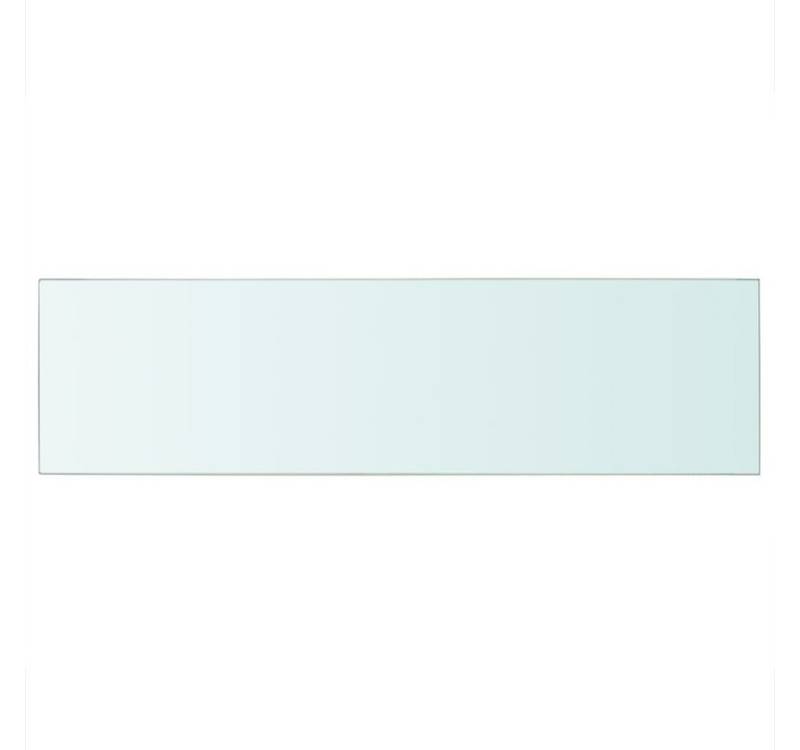 vidaXL Wandregal, Regalboden Glas Transparent 90 cm x 25 cm von vidaXL