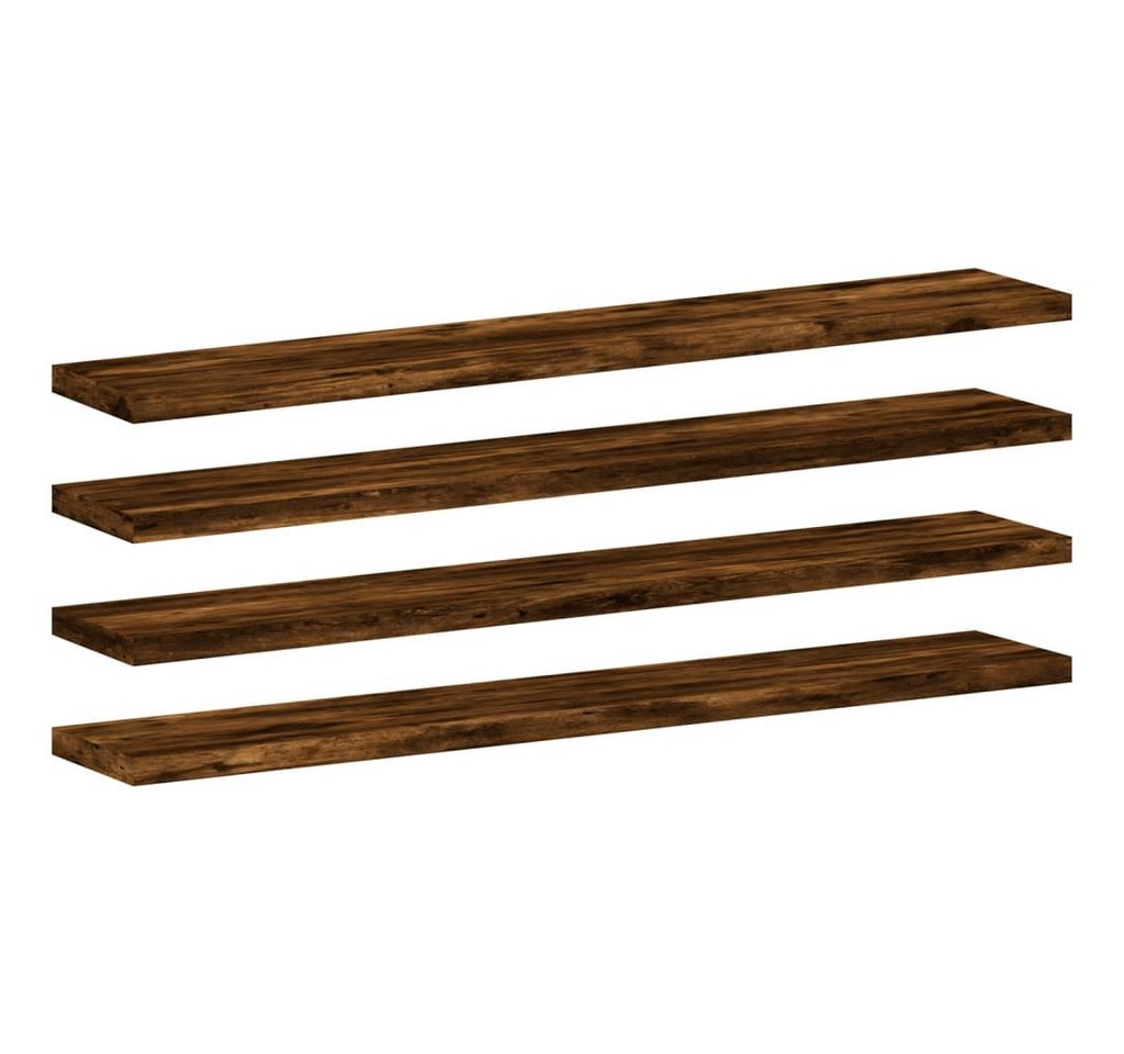 vidaXL Wandregal, Regale 4 Stk. Räuchereiche 60x10x1,5 cm Holzwerkstoff vidaXL Wandregal, Regale 4 Stk. Räuchereiche 60x10x1,5 cm Holzwerkstoff von vidaXL