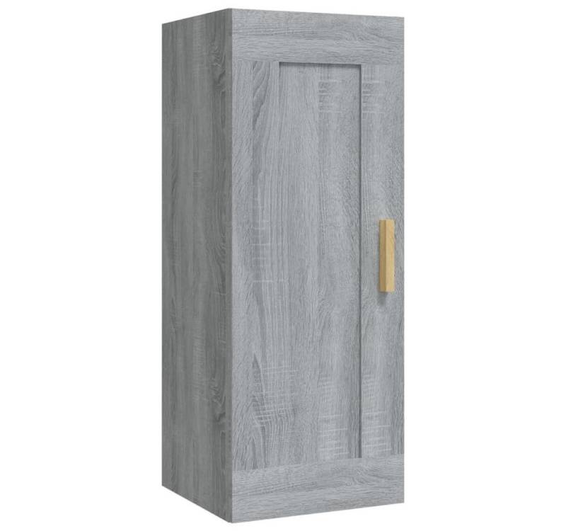 vidaXL Wandregal Wandschrank Grau Sonoma 35x34x90 cm Spanplatte von vidaXL