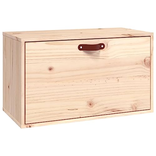 vidaXL Wandschrank, Hängeschrank mit viel Stauraum, Schwebeschrank für Wohnzimmer, TV Schrank Wohnzimmerschrank Holzschrank, Massivholz Kiefer vidaXL Wandschrank, Hängeschrank mit viel Stauraum, Schwebeschrank für Wohnzimmer, TV Schrank Wohnzimmerschrank Holzschrank, Massivholz Kiefer von vidaXL