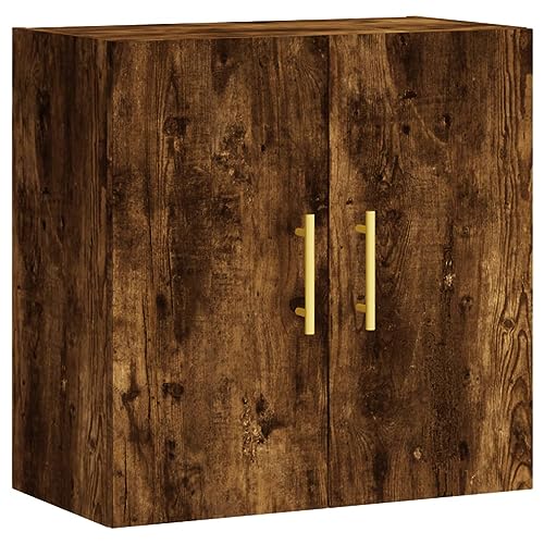 vidaXL Wandschrank, Hängeschrank mit viel Stauraum, Wandmontage Badschrank Medizinschrank, Aufbewahrungsschrank für Wohnzimmer, Räuchereiche Holzwerkstoff vidaXL Wandschrank, Hängeschrank mit viel Stauraum, Wandmontage Badschrank Medizinschrank, Aufbewahrungsschrank für Wohnzimmer, Räuchereiche Holzwerkstoff von vidaXL