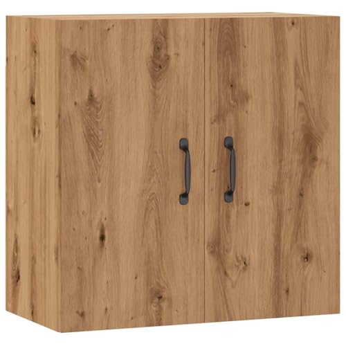 vidaXL Wandschrank Artisan-Eiche 60x31x60 cm Holzwerkstoff, Schwebeschrank, CD-Schrank, Wand-Bücherschrank, Aufbewahrungsschrank, Hängeschrank von vidaXL