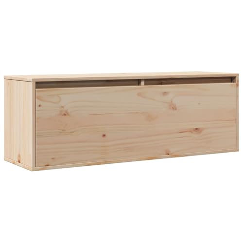 vidaXL Wandschrank Hängeschrank TV Schrank Lowboard Fernsehtisch Fernsehschrank HiFi-Schrank Wohnzimmer 100x30x35cm Massivholz Kiefer vidaXL Wandschrank Hängeschrank TV Schrank Lowboard Fernsehtisch Fernsehschrank HiFi-Schrank Wohnzimmer 100x30x35cm Massivholz Kiefer von vidaXL