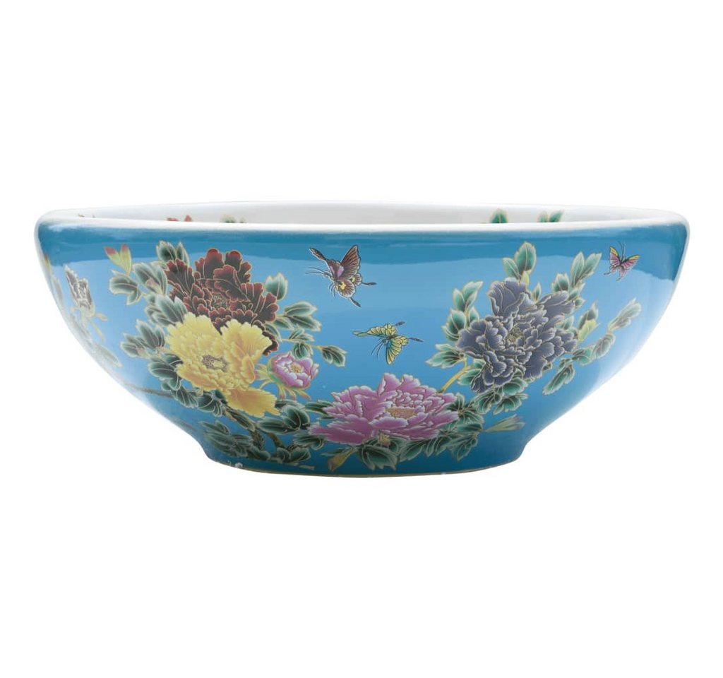 vidaXL Waschbecken Aufsatzwaschbecken Mehrfarbig Rund Ø41x14 cm Keramik vidaXL Waschbecken Aufsatzwaschbecken Mehrfarbig Rund Ø41x14 cm Keramik von vidaXL