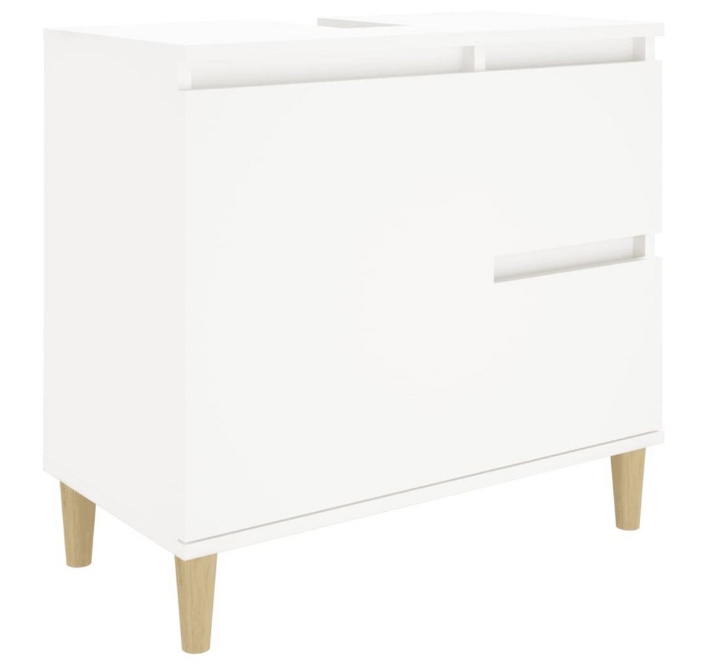 vidaXL Waschtisch Badschrank Weiß 65x33x60 cm Spanplatte vidaXL Waschtisch Badschrank Weiß 65x33x60 cm Spanplatte von vidaXL