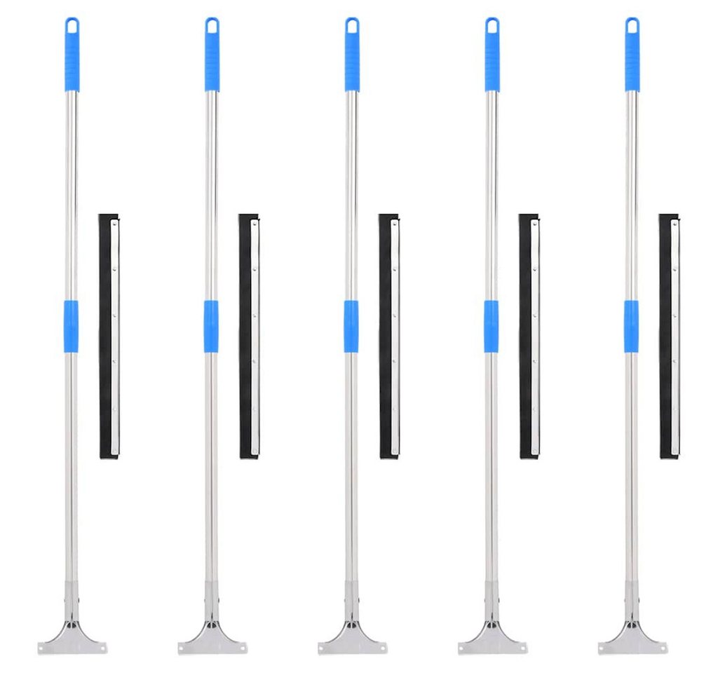 vidaXL Wasserabzieher, Wasserschieber mit Stielen 5 Stk. 45,5x119,5 cm Stahl und Gummi vidaXL Wasserabzieher, Wasserschieber mit Stielen 5 Stk. 45,5x119,5 cm Stahl und Gummi von vidaXL