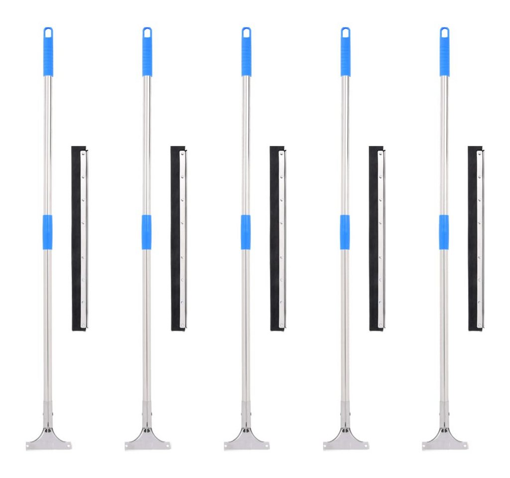 vidaXL Wasserabzieher, Wasserschieber mit Stielen 5 Stk. 55x119,5 cm Stahl und Gummi vidaXL Wasserabzieher, Wasserschieber mit Stielen 5 Stk. 55x119,5 cm Stahl und Gummi von vidaXL