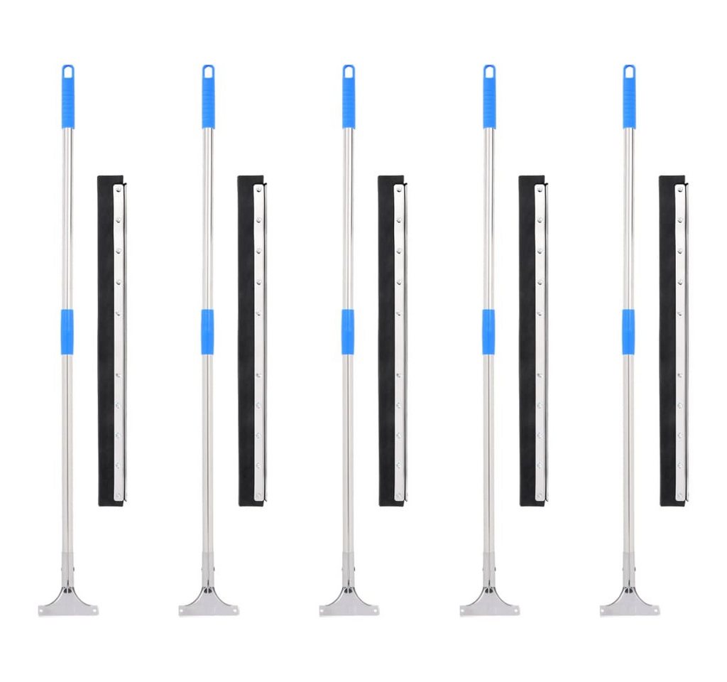 vidaXL Wasserabzieher, Wasserschieber mit Stielen 5 Stk. 75x119,5 cm Stahl und Gummi vidaXL Wasserabzieher, Wasserschieber mit Stielen 5 Stk. 75x119,5 cm Stahl und Gummi von vidaXL