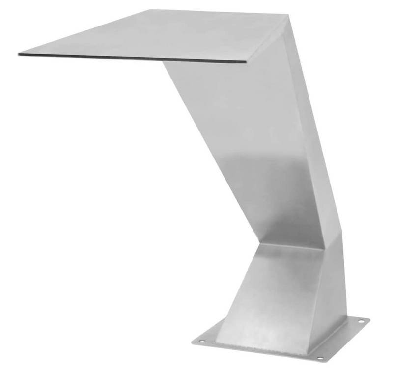 vidaXL Wasserfall Pool-Wasserfall Edelstahl 64x30x52 cm Silbern von vidaXL