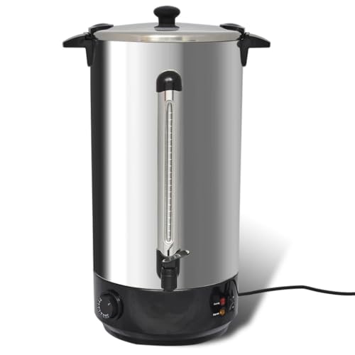 vidaXL Wasserkocher Edelstahl 25 L Teekocher Teekessel Kocher Glühweinkocher von vidaXL