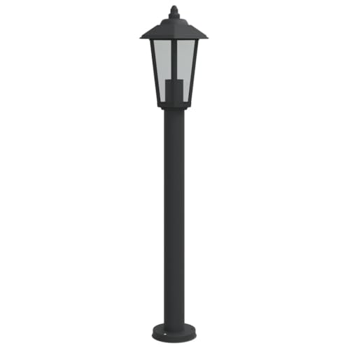vidaXL Wegeleuchte, Außenleuchte mit IP44-Schutzart, Standleuchte mit Diffusor, Gartenlampe Außenlampe Stehleuchte, Schwarz Edelstahl vidaXL Wegeleuchte, Außenleuchte mit IP44-Schutzart, Standleuchte mit Diffusor, Gartenlampe Außenlampe Stehleuchte, Schwarz Edelstahl von vidaXL