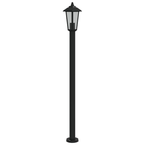 vidaXL Wegeleuchte, Außenleuchte mit IP44-Schutzart, Standleuchte mit Diffusor, Gartenlampe Außenlampe Stehleuchte, Schwarz Edelstahl vidaXL Wegeleuchte, Außenleuchte mit IP44-Schutzart, Standleuchte mit Diffusor, Gartenlampe Außenlampe Stehleuchte, Schwarz Edelstahl von vidaXL