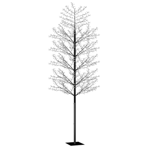 vidaXL Weihnachtsbaum 2000 LEDs Blaues Licht Kirschblüten Baum Lichterbaum Leuchtbaum Dekobaum Weihnachtsdeko Außen Innen Dekoration 500cm von vidaXL