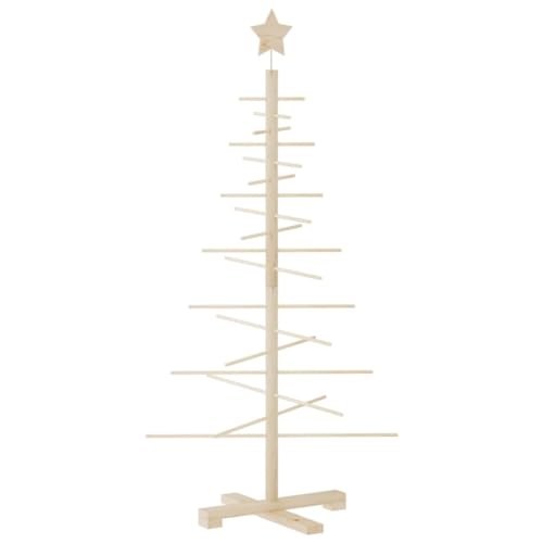 vidaXL Weihnachtsbaum Holz zum Schmücken, Christbaum Tannenbaum Künstlich Platzsparend, DIY Dekoration, Weihnachtsschmuck Weihnachtsdeko, 125cm Massivholz Kiefer vidaXL Weihnachtsbaum Holz zum Schmücken, Christbaum Tannenbaum Künstlich Platzsparend, DIY Dekoration, Weihnachtsschmuck Weihnachtsdeko, 125cm Massivholz Kiefer von vidaXL