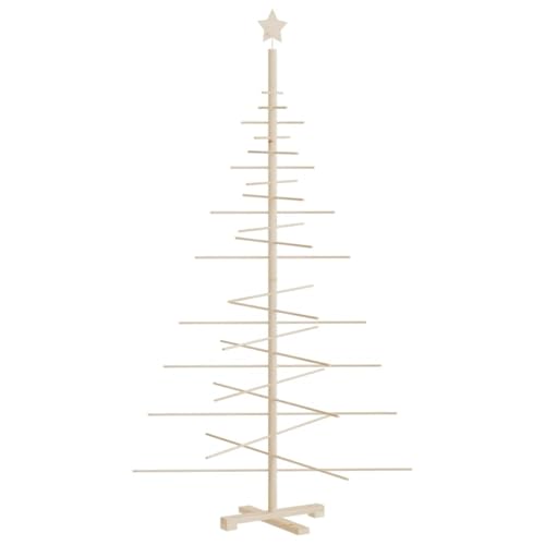 vidaXL Weihnachtsbaum Holz zum Schmücken, Christbaum Tannenbaum Künstlich Platzsparend, DIY Dekoration, Weihnachtsschmuck Weihnachtsdeko, 180cm Massivholz Kiefer vidaXL Weihnachtsbaum Holz zum Schmücken, Christbaum Tannenbaum Künstlich Platzsparend, DIY Dekoration, Weihnachtsschmuck Weihnachtsdeko, 180cm Massivholz Kiefer von vidaXL